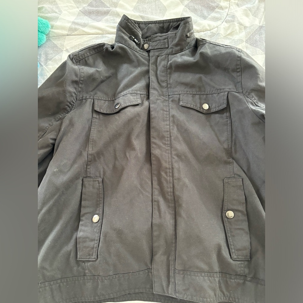 Kenneth Cole Slim Fit Recycled Denim Jacket